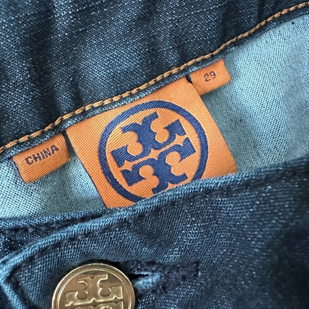 Tory Burch Blue Skinny Jean Legging - Picture 5 of 6